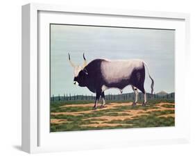 The Bull with Horns-Vincent Haddelsey-Framed Giclee Print