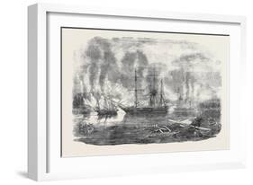 The Bulldog and Starling Intercepting Trading Vessels-John Wilson Carmichael-Framed Giclee Print