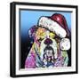 The Bulldog Christmas-Dean Russo-Framed Giclee Print