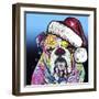 The Bulldog Christmas-Dean Russo-Framed Premium Giclee Print
