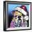 The Bulldog Christmas-Dean Russo-Framed Premium Giclee Print