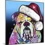 The Bulldog Christmas-Dean Russo-Mounted Premium Giclee Print