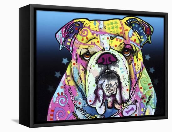 The Bulldog-Dean Russo-Framed Stretched Canvas
