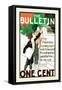 The Bulletin, One Cent-null-Framed Stretched Canvas