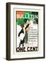 The Bulletin, One Cent-null-Framed Art Print