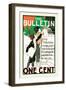 The Bulletin, One Cent-null-Framed Art Print