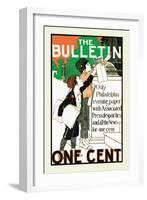 The Bulletin, One Cent-null-Framed Art Print