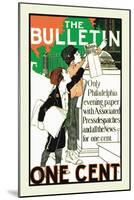 The Bulletin, One Cent-null-Mounted Art Print