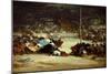 The Bullfight, 18th Century-Francisco de Goya-Mounted Giclee Print