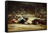 The Bullfight, 18th Century-Francisco de Goya-Framed Stretched Canvas