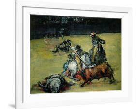 The Bullfight, circa 1825-Francisco de Goya-Framed Giclee Print