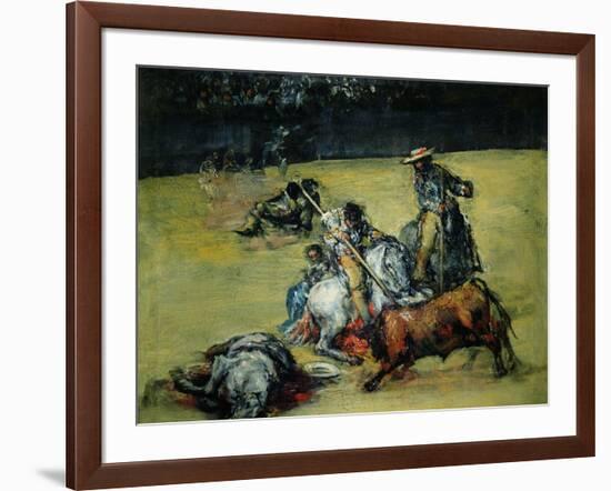 The Bullfight, circa 1825-Francisco de Goya-Framed Giclee Print