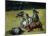 The Bullfight, circa 1825-Francisco de Goya-Mounted Giclee Print