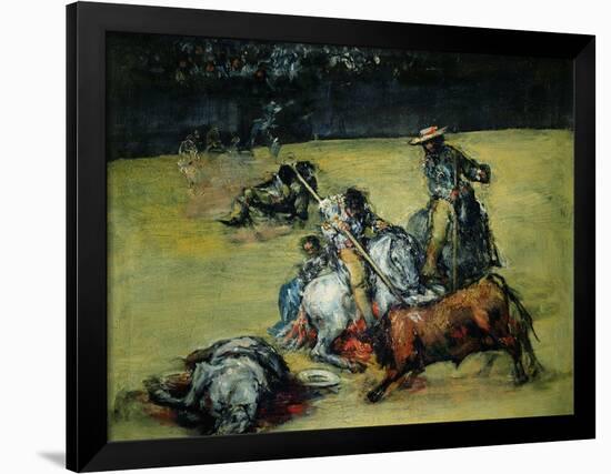 The Bullfight, circa 1825-Francisco de Goya-Framed Giclee Print