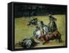 The Bullfight, circa 1825-Francisco de Goya-Framed Stretched Canvas