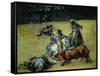 The Bullfight, circa 1825-Francisco de Goya-Framed Stretched Canvas