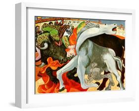 The Bullfight-Pablo Picasso-Framed Art Print