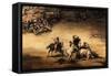 The Bullfight-Francisco de Goya-Framed Stretched Canvas