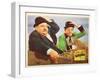 The Bullfighters, US Lobbycard, L-R: Oliver Hardy, Stan Laurel, 1945-null-Framed Art Print