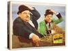 The Bullfighters, US Lobbycard, L-R: Oliver Hardy, Stan Laurel, 1945-null-Stretched Canvas