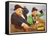 The Bullfighters, US Lobbycard, L-R: Oliver Hardy, Stan Laurel, 1945-null-Framed Stretched Canvas