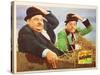 The Bullfighters, US Lobbycard, L-R: Oliver Hardy, Stan Laurel, 1945-null-Stretched Canvas