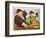 The Bullfighters, US Lobbycard, L-R: Oliver Hardy, Stan Laurel, 1945-null-Framed Art Print