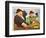 The Bullfighters, US Lobbycard, L-R: Oliver Hardy, Stan Laurel, 1945-null-Framed Art Print