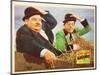 The Bullfighters, US Lobbycard, L-R: Oliver Hardy, Stan Laurel, 1945-null-Mounted Art Print