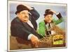 The Bullfighters, US Lobbycard, L-R: Oliver Hardy, Stan Laurel, 1945-null-Mounted Art Print