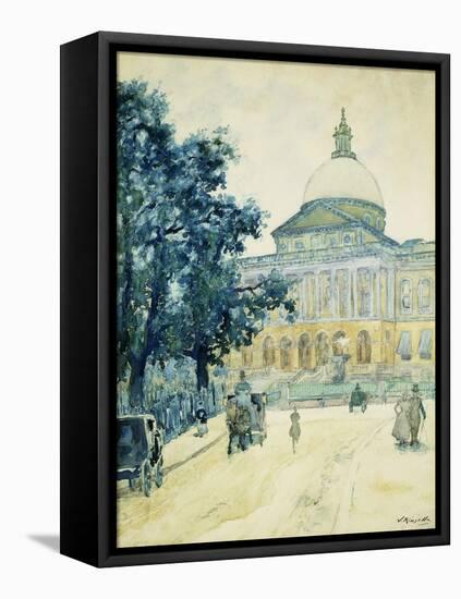 The Bullfinch State House, Boston-Kinsella James-Framed Stretched Canvas