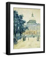 The Bullfinch State House, Boston-Kinsella James-Framed Giclee Print