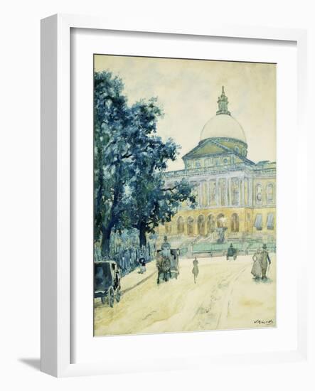 The Bullfinch State House, Boston-Kinsella James-Framed Giclee Print