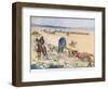 The Bullock Waggons Wound Slowly over the Billowy Plains-Joseph Ratcliffe Skelton-Framed Giclee Print