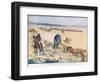 The Bullock Waggons Wound Slowly over the Billowy Plains-Joseph Ratcliffe Skelton-Framed Giclee Print