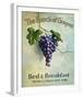 The Bunch of Grapes-Isiah and Benjamin Lane-Framed Giclee Print