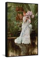 The Bunch of Lilacs, 1875-James Jacques Joseph Tissot-Framed Stretched Canvas