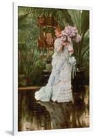 The Bunch of Lilacs, 1875-James Jacques Joseph Tissot-Framed Giclee Print