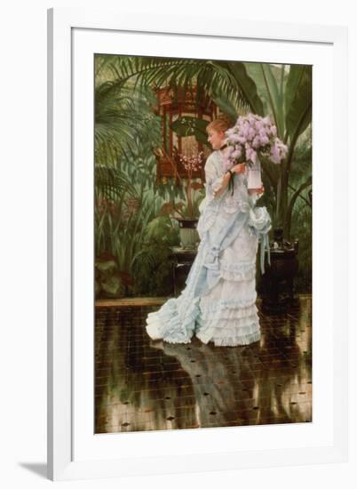 The Bunch of Lilacs, 1875-James Jacques Joseph Tissot-Framed Giclee Print