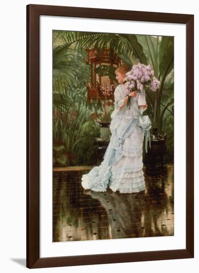 The Bunch of Lilacs, C.1875-James Tissot-Framed Giclee Print