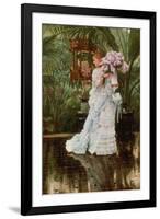 The Bunch of Lilacs, C.1875-James Tissot-Framed Giclee Print