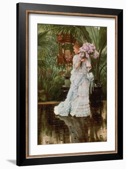 The Bunch of Lilacs, C.1875-James Tissot-Framed Giclee Print