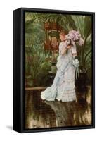 The Bunch of Lilacs, C.1875-James Tissot-Framed Stretched Canvas