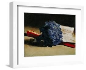 The Bunch of Violets, 1872-Edouard Manet-Framed Giclee Print