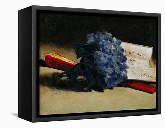 The Bunch of Violets, 1872-Edouard Manet-Framed Stretched Canvas