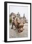 The Bund Bull in Front of the Shanghai Pudong Development Bank and Customs House-Michael DeFreitas-Framed Photographic Print