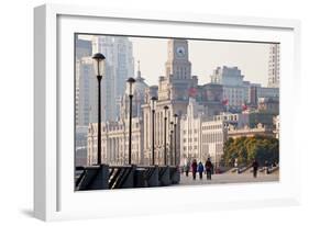 The Bund, Early Morning, Shanghai, China-Peter Adams-Framed Photographic Print