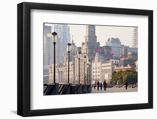 The Bund, Early Morning, Shanghai, China-Peter Adams-Framed Photographic Print