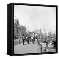 The Bund, Shanghai, China, Early 20th Century-J Dearden Holmes-Framed Stretched Canvas
