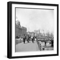 The Bund, Shanghai, China, Early 20th Century-J Dearden Holmes-Framed Photographic Print